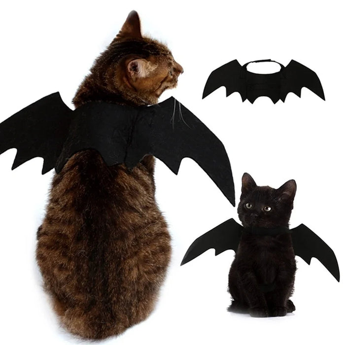 Bat Wings Halloween Harness Costume for Cats & Small Dogs