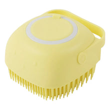 Silicone Dog Bath Brush with Shampoo Dispenser - image 2