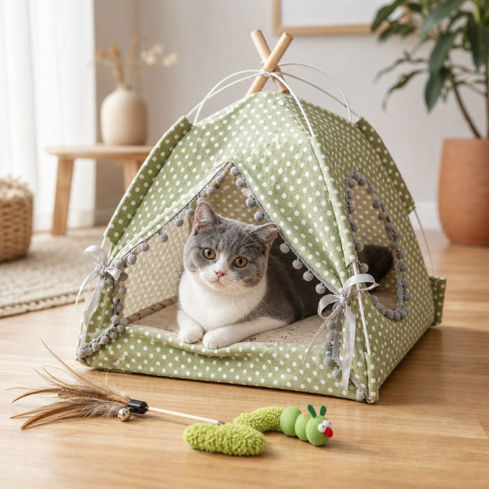 Cozy Cat Starter Kit (Tent + Wand + Silvervine)