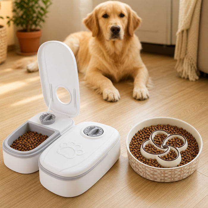 Mealtime Kit (Automatic Feeder + Slow Feeder Bowl)
