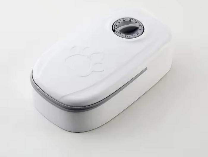 Battery-Powered Automatic Pet Feeder with Timer, 2-Pack